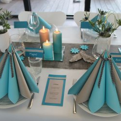 Bordl�ber Taupe/gr�, jute ECO-LINE, 30 cm x 5 m.