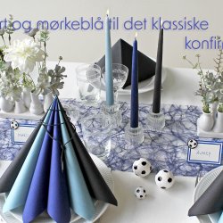 Bordpynt konfirmation fodbold, Medium, 8 stk.