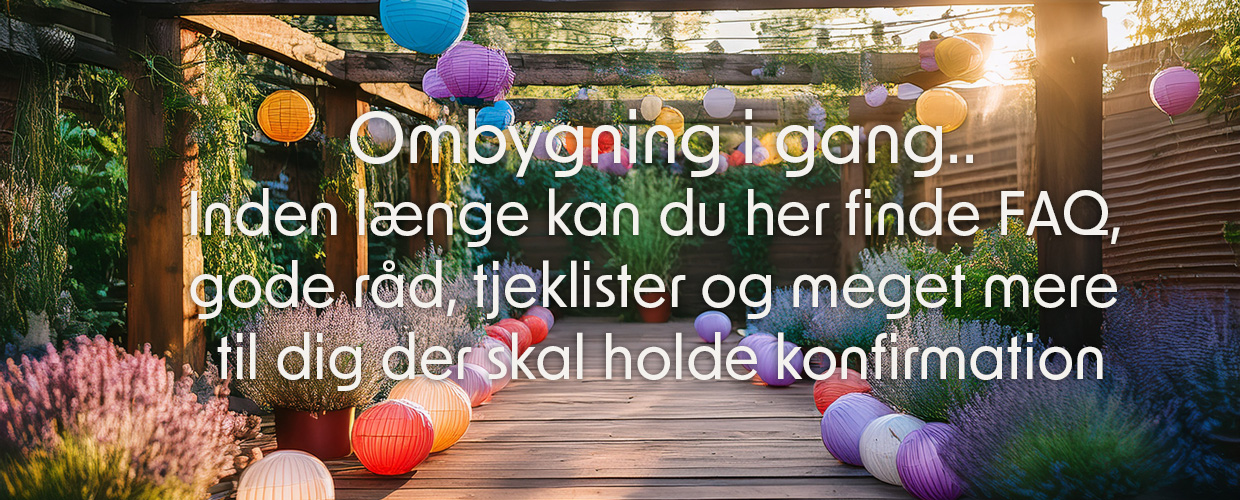 konfirmation gode råd og tjeklister