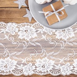 Blonde bordl�ber i vaskbart stof, 9 meter