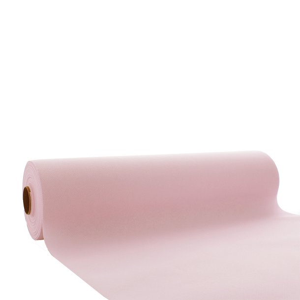 Gammelrosa stoflignende bordlber 0,40 x 24 m.