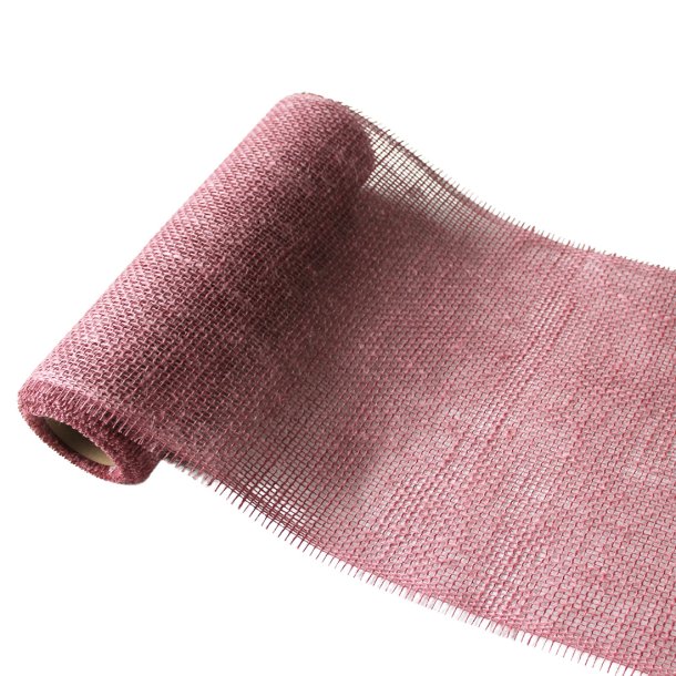 Bordl�ber Gammelrosa, jute ECO-LINE, 30 cm x 5 m.
