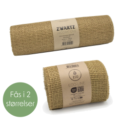 Bordl�ber Guld metallic, jute ECO-LINE, v�lg mellem 2 str.