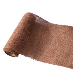 Bordl�ber Kobber/gyldenbrun, jute ECO-LINE, 30 cm x 5 m.