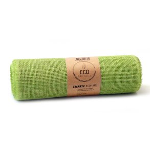Bordl�ber Limegr�n, jute ECO-LINE, 30 cm x 5 m.