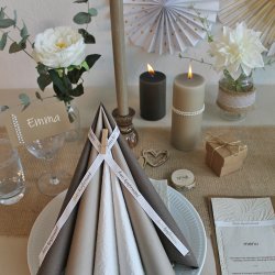 Bordl�ber Natur, jute ECO-LINE, v�lg mellem 2 str.