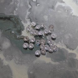 Bordpynt, diamantblomster, 24 stk.