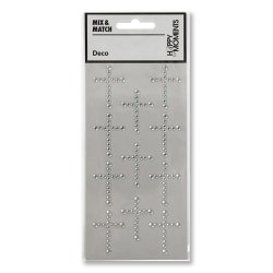 Rhinsten korsstickers, 11 stk.