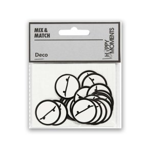 Kartonstickers til konfirmation, skateboard, 20 stk.