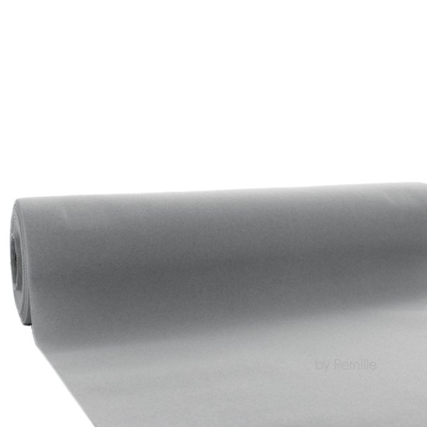 Betongr� stoflignende airlaid rulledug, 1,18 x 25 m.