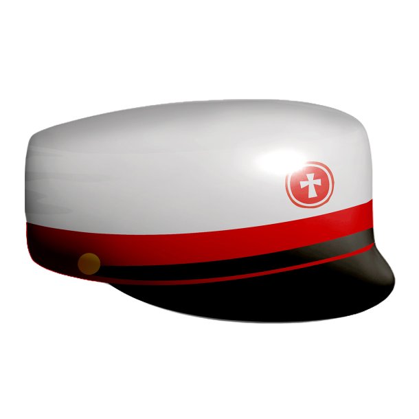 Folieballon som r�d studenterhue, 1 stk., XL 60 cm.