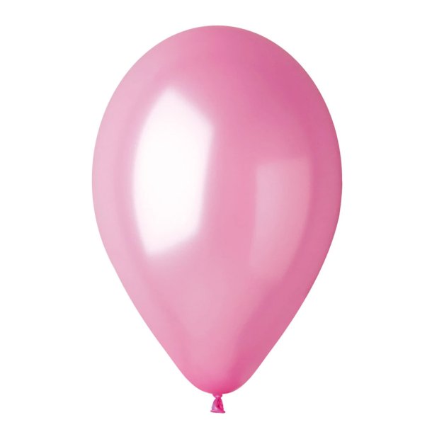 Lyser�d metallic ballon 100% plastikfri, 1 stk.