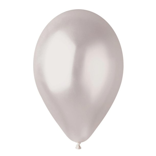 Perlemor metallic ballon 100% plastikfri, 1 stk.