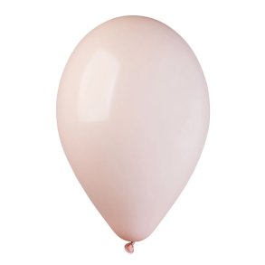 Powder-rose ballon 100% plastikfri, 1 stk.