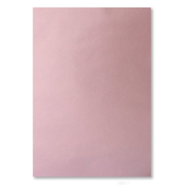 Gammelrosa metallic A4 papir, 1 stk.