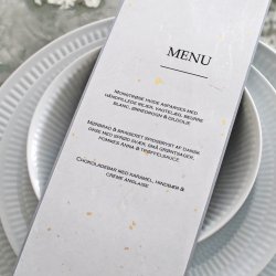 H�ndlavet japansk A4 papir med guld/s�lv, 5 stk.