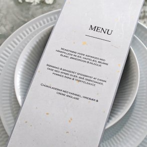 H�ndlavet japansk A4 papir med guld/s�lv, 5 stk.