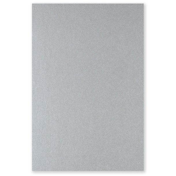 Slv metallic A4 papir, 1 stk.