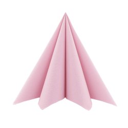 Gammelrosa Airlaid stoflignende servietter 40x40 cm. 12 stk.