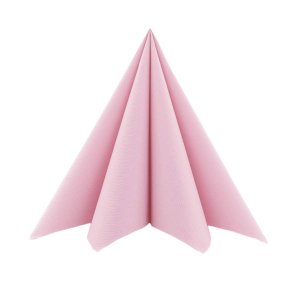 Gammelrosa Airlaid stoflignende servietter 40x40 cm. 12 stk.