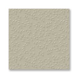H�r/taupe servietter med embossede blade, frokoststr. 16 stk.