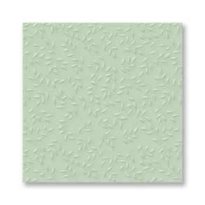 Sage servietter med embossede blade, frokoststr. 16 stk.