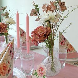 Kolbe vase, klar glas, 15 x 8 cm.