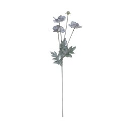 Anemone silkeblomst, st�vbl�, 58 cm.