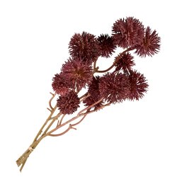 Fr�stand kunstige blomster, 3 grene, 30 cm.