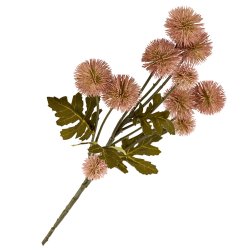 Fr�stand gammelrosa kunstig blomst, 55 cm.