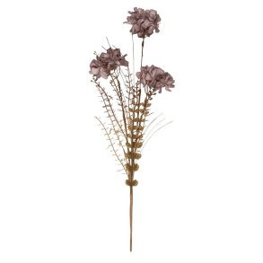 Hortensia silkeblomst malva/gammelrosa, 50 cm.