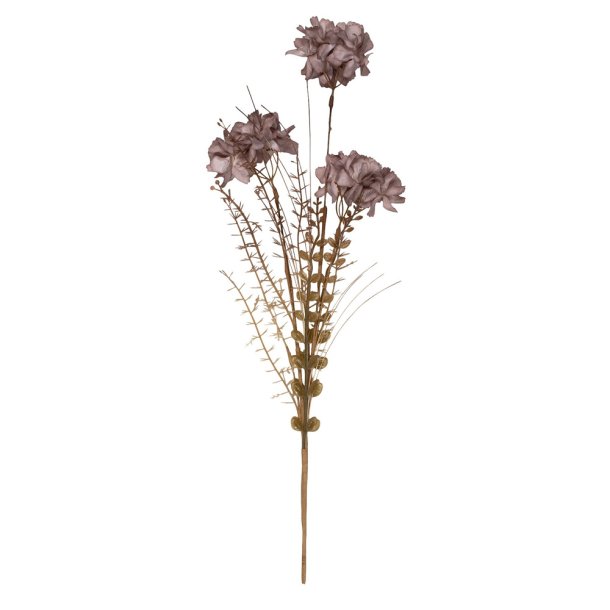 Hortensia silkeblomst malva/gammelrosa, 50 cm.