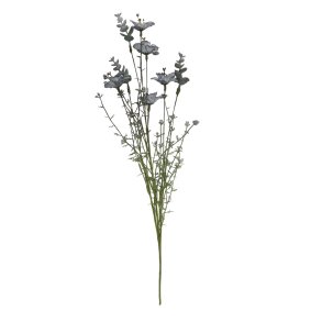 Inkalilje og eukalyptus silkeblomst, st�vbl� 53 cm.