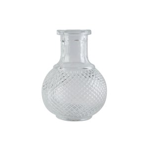 Kolbe vase, klar glas, 11 x 6 cm.