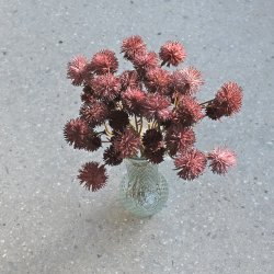 Fr�stand kunstige blomster, 3 grene, 30 cm.