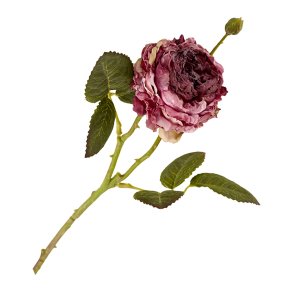 Gammelrosa/m�rk pink rose silkeblomst, 45 cm.