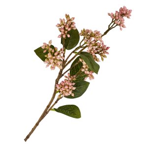 Rosa knopper kunstig blomst, 60 cm.