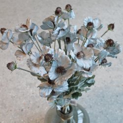 Anemone silkeblomst, st�vbl�, 58 cm.