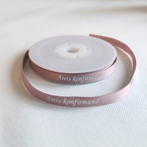 �rets konfirmandb�nd gammelrosa med S�LVtryk 20 meter