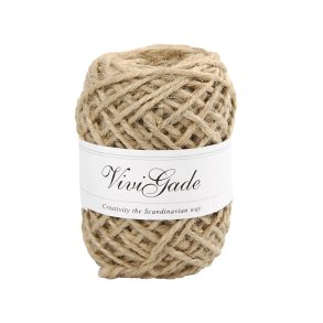 Naturfarvet hampsnor, 30 meter