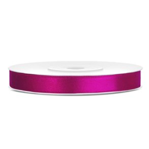 Pink/fuchsia satinb�nd, 25 meter