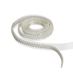 Selvkl�bende perleb�nd, 92 cm.