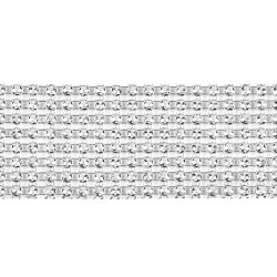 Selvkl�bende rhinstenb�nd, 4 x 9 cm.