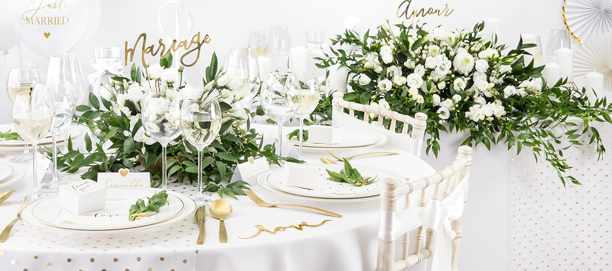 Billige hvide runde stofduge