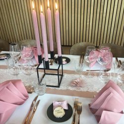 Bordkort til konfirmation og fest, tr�skive, 6 stk.