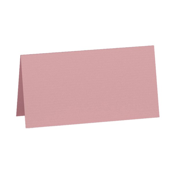 Gammelrosa bordkort, 1 stk.