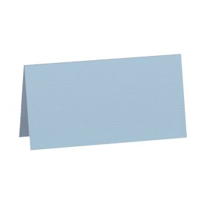 Lysebl� bordkort, 1 stk. 