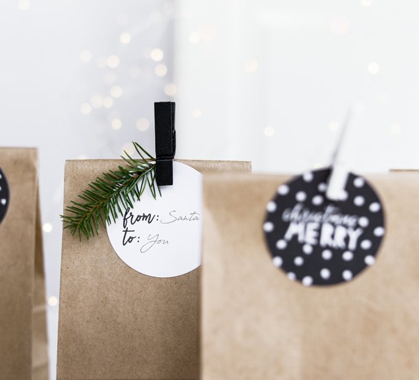 Sm� sorte klemmer, 10 stk.