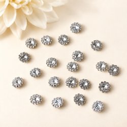 Bordpynt, diamantblomster, 24 stk.