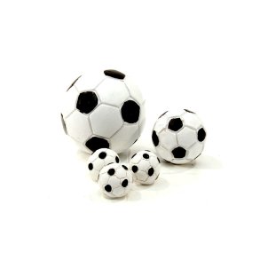 Bordpynt konfirmation fodbold, XL, 6 stk.